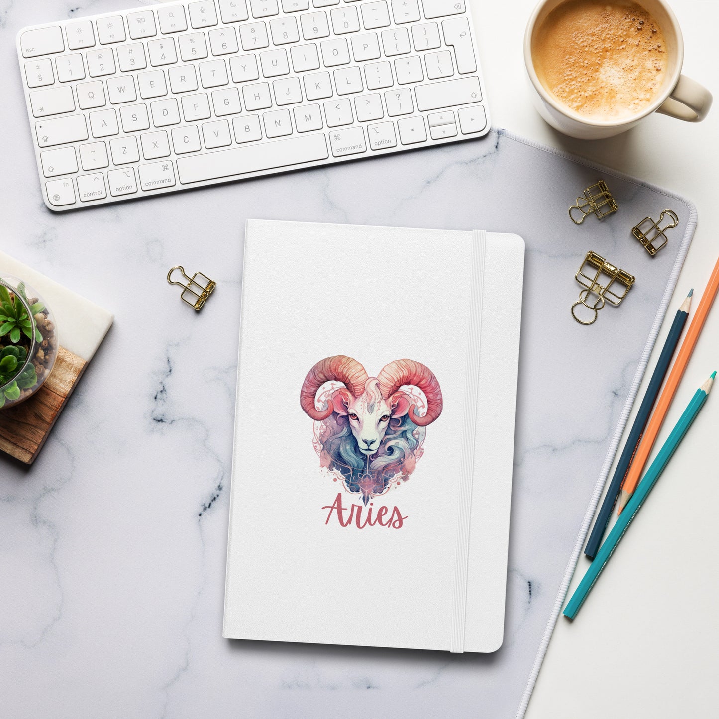 Aries Hardcover Bound Notebook