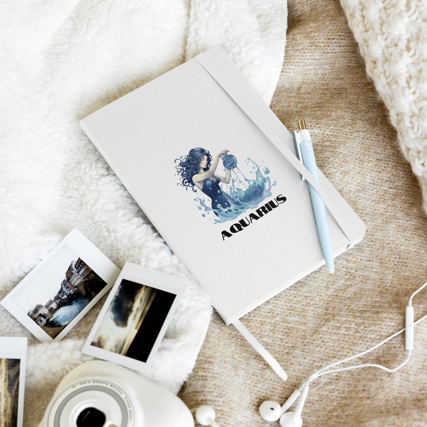 Aquarius Hardcover Bound Notebook