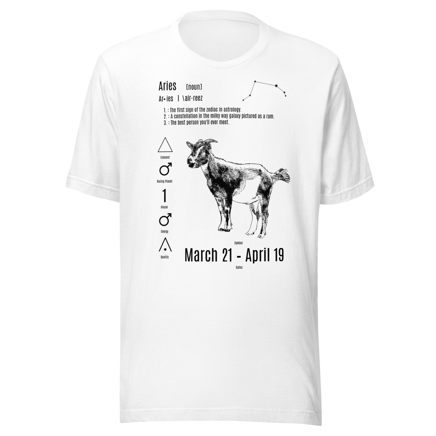 Aries Definition Tee