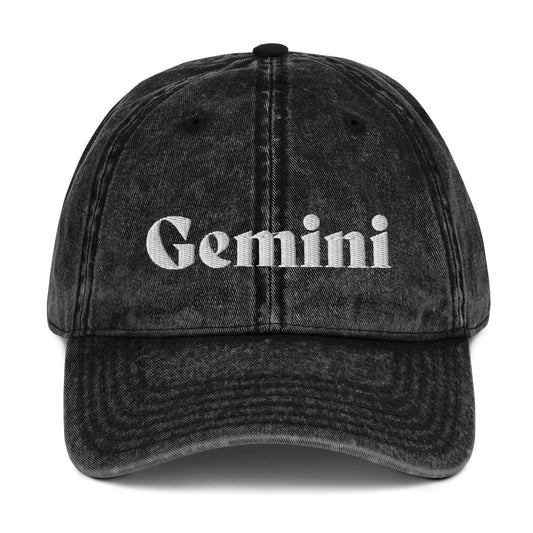 Gemini Vintage Cotton Hat