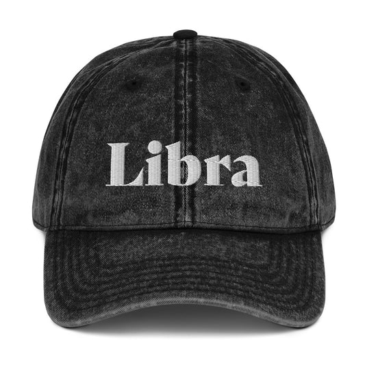 Libra Vintage Cotton Twill Hat