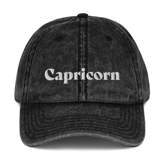 Capricorn Vintage Cotton Twill Hat