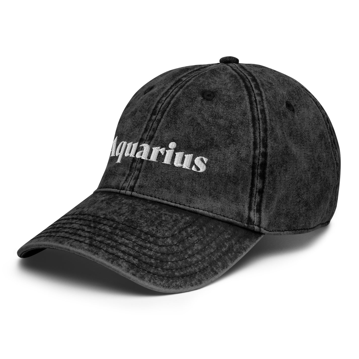 Aquarius Vintage Cotton Twill Hat