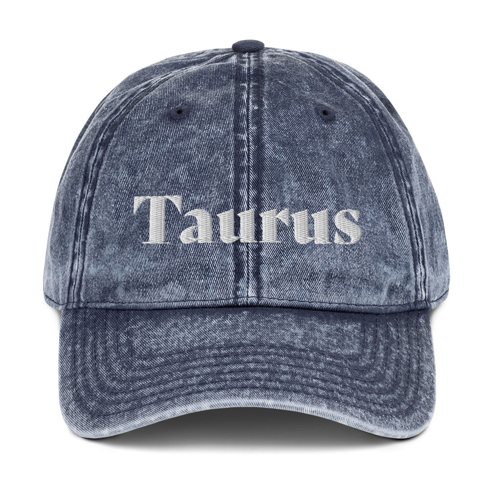 Taurus Vintage Cotton Hat