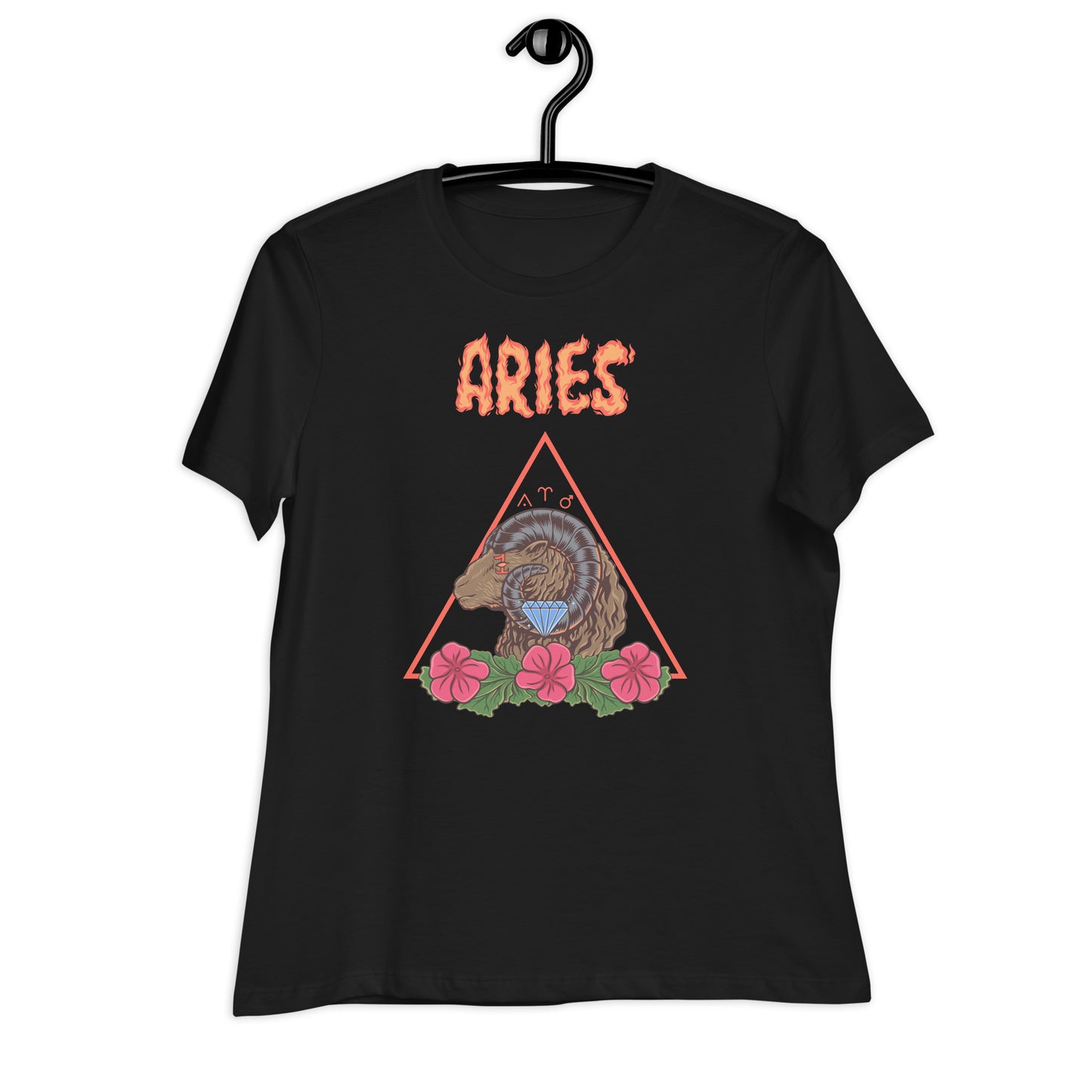 Aries Black Graphic T-Shirt