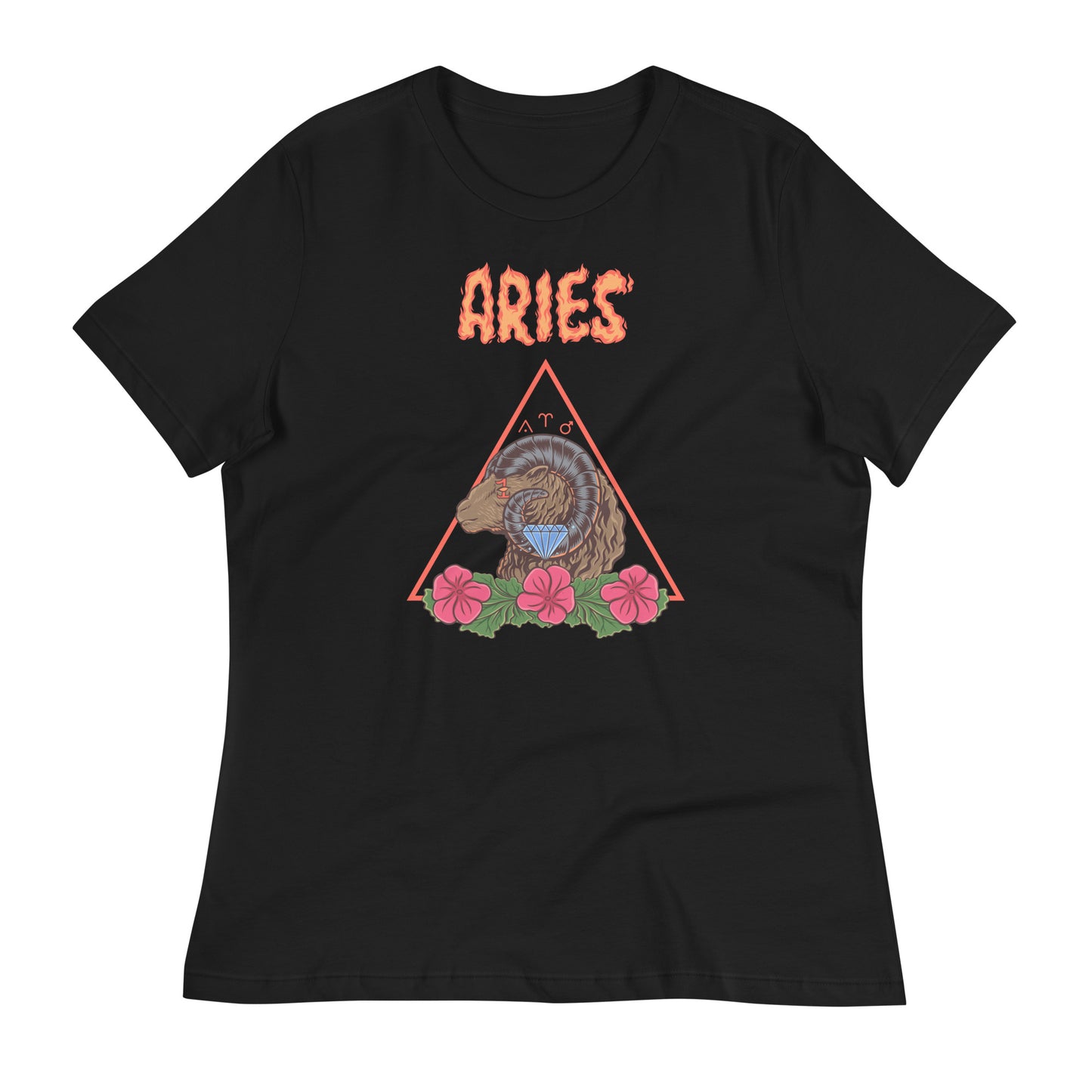 Aries Black Graphic T-Shirt