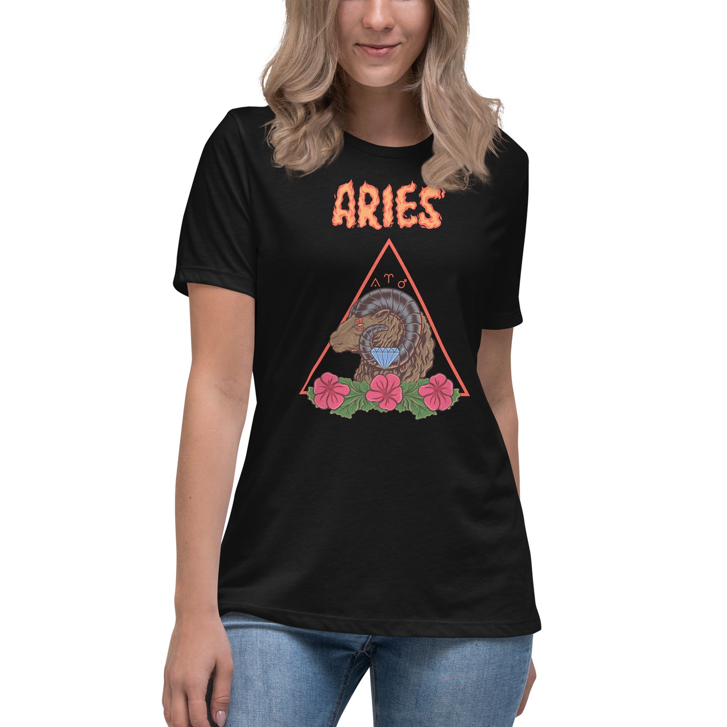Aries Black Graphic T-Shirt