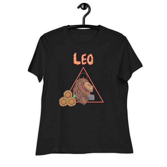 Leo Black Graphic T-Shirt