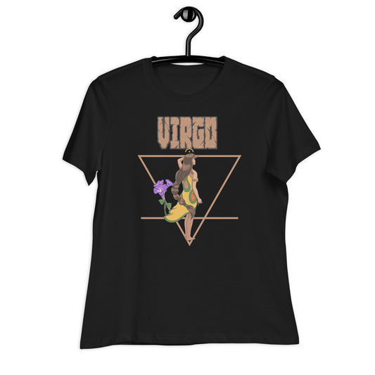 Virgo Black Graphic T-Shirt