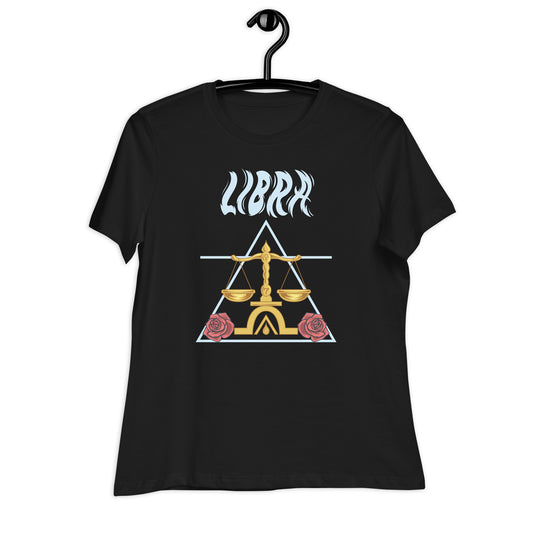 Libra Black Graphic T-Shirt