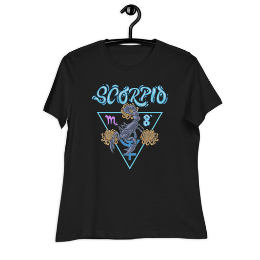 Scorpio Black Graphic T-Shirt