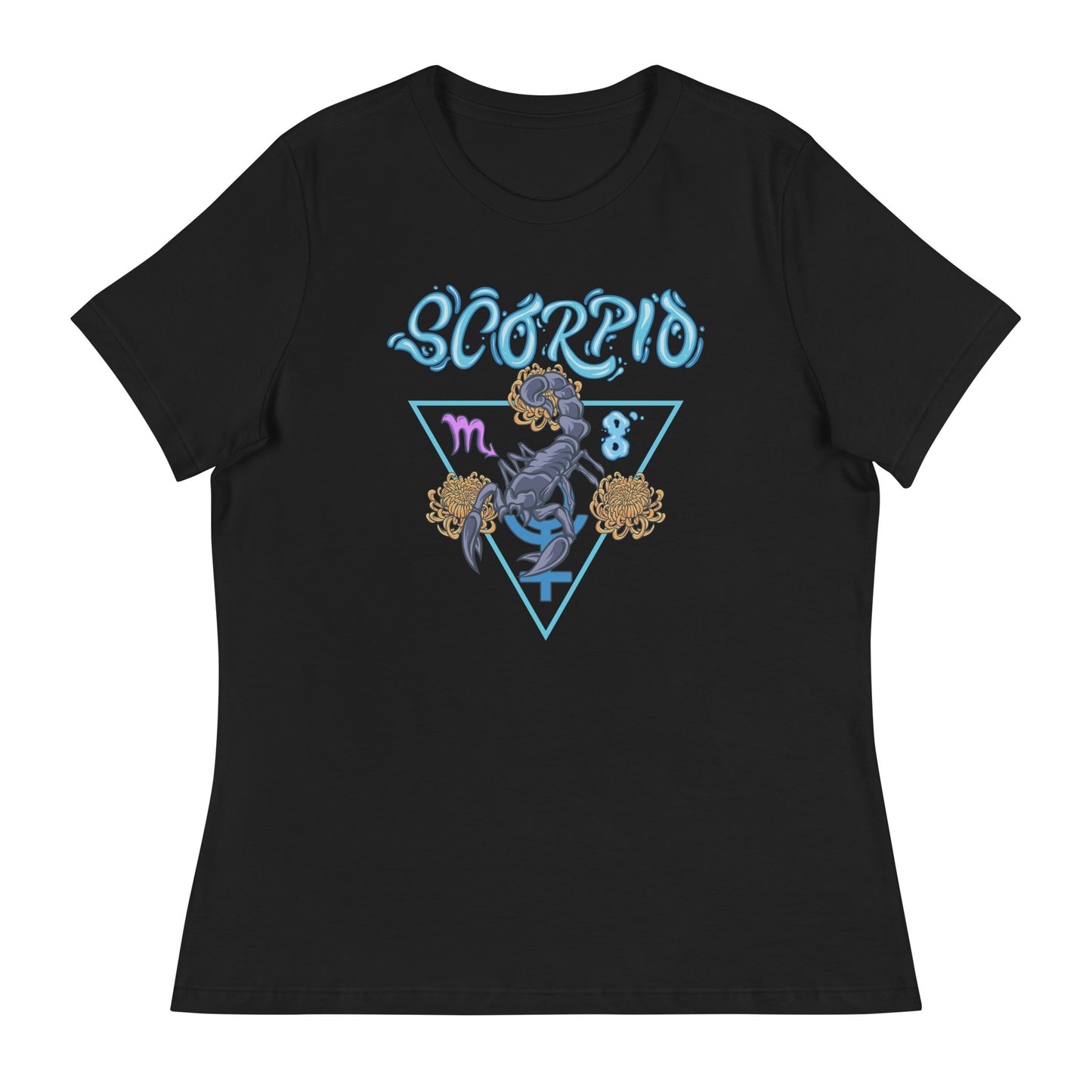 Scorpio Black Graphic T-Shirt