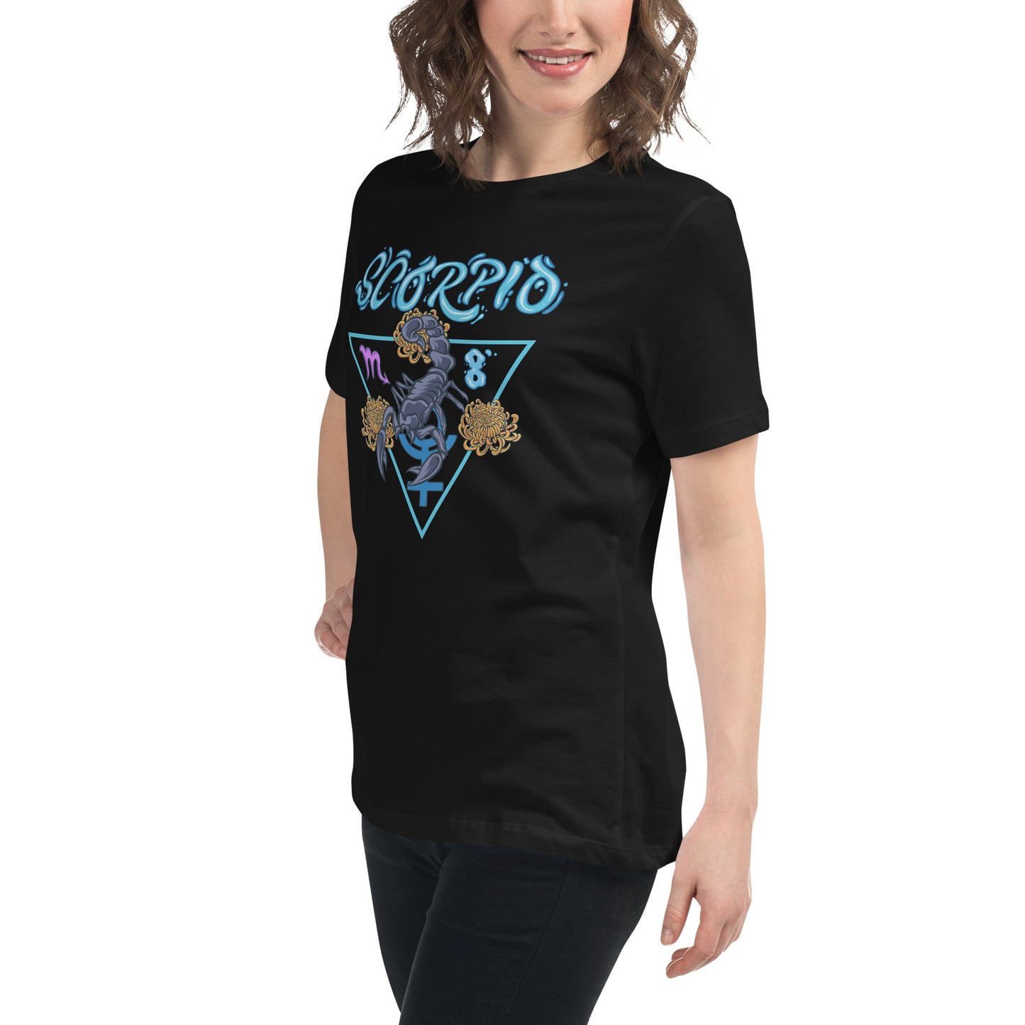 Scorpio Black Graphic T-Shirt