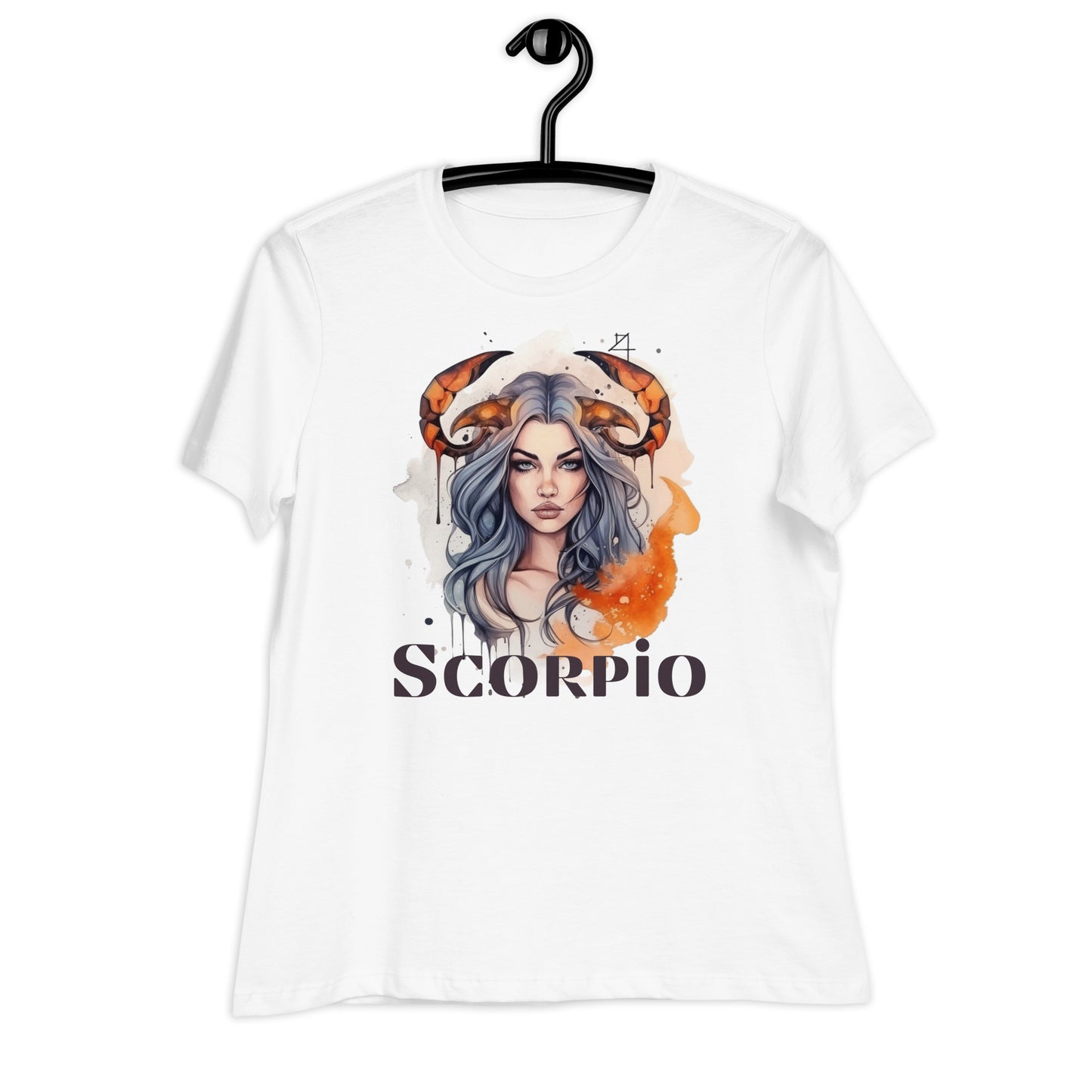 Scorpio White Graphic Tee