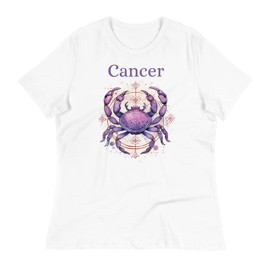 Cancer White Graphic Tee