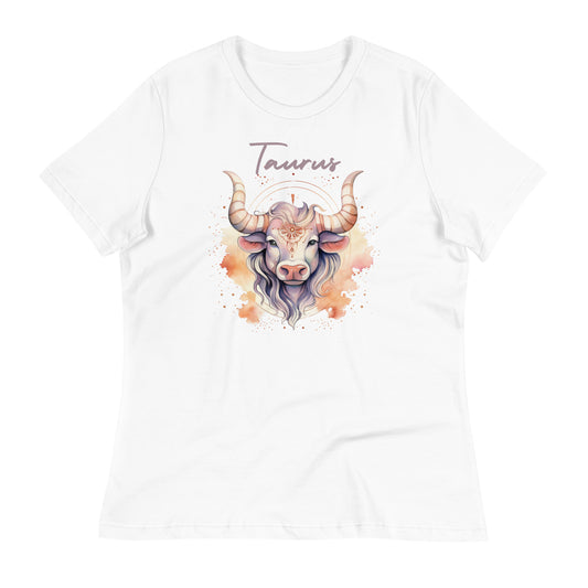 Taurus White Graphic Tee