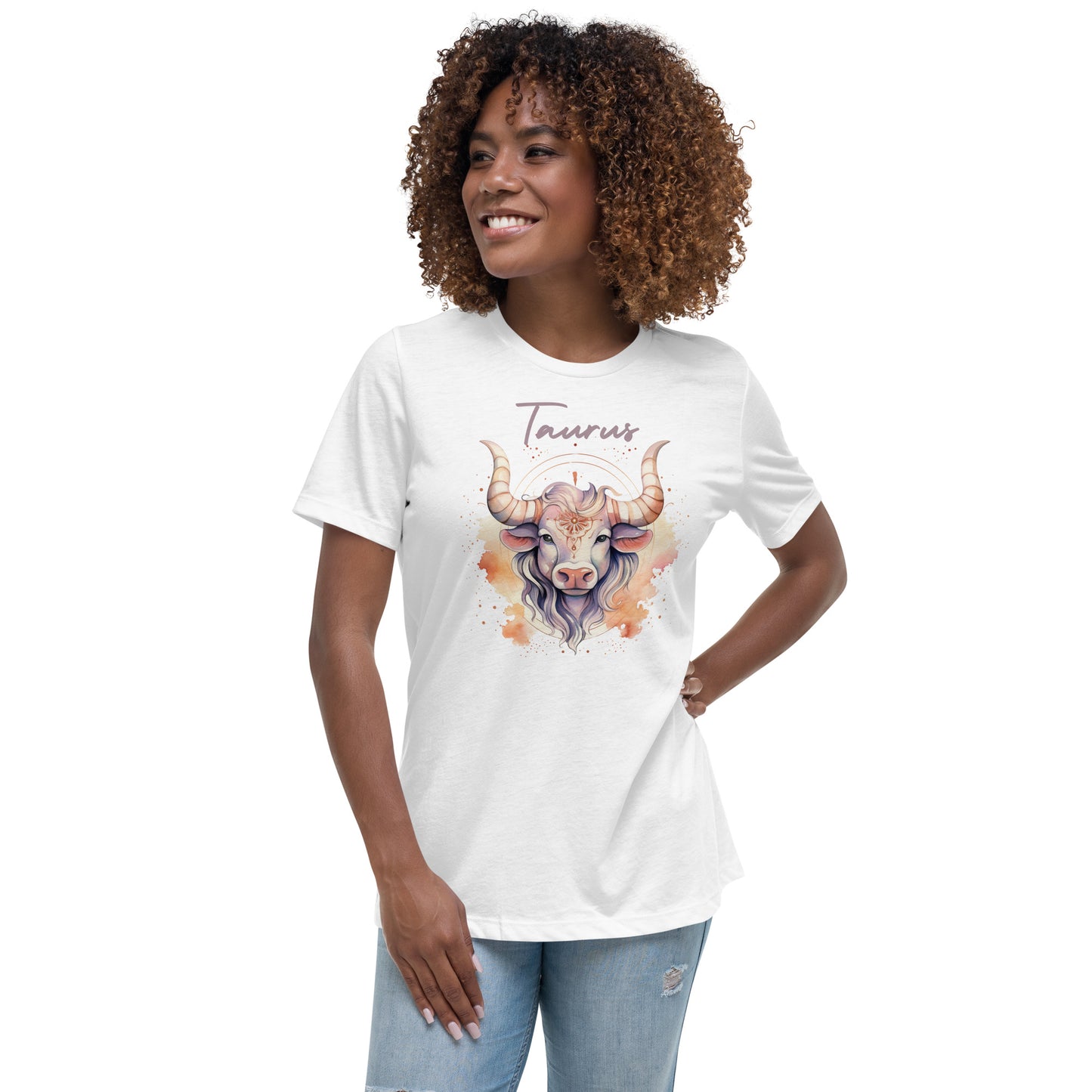 Taurus White Graphic Tee